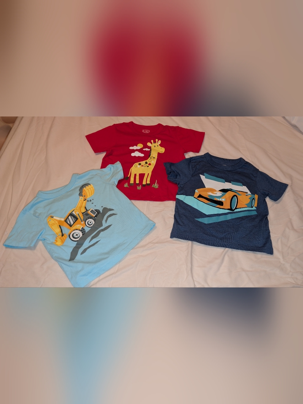 The Children's Place Graphic Tee Bundle 12-24 Mo NWOT